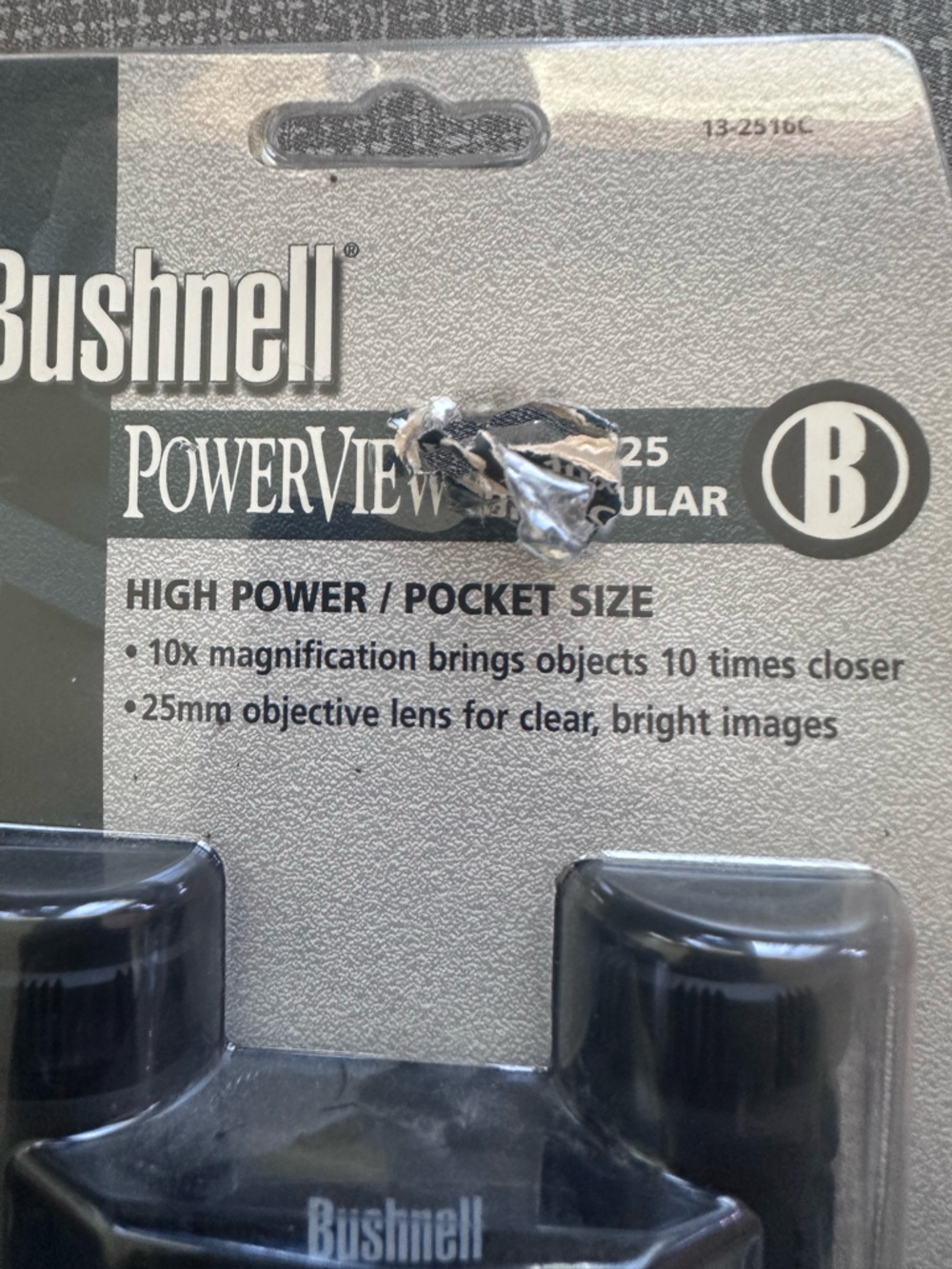 Bushnell PowerView 10x25 Compact Binoculars 13-2516 Roof Prism New Sealed - Picture 4 of 7